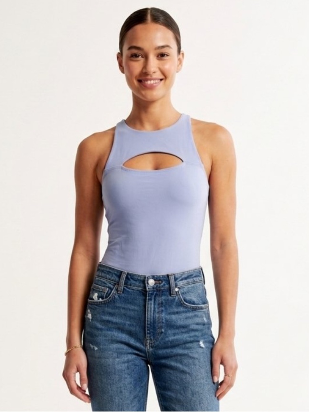 Abercrombie & Fitch Seamless Mockneck Bodysuit NWOT